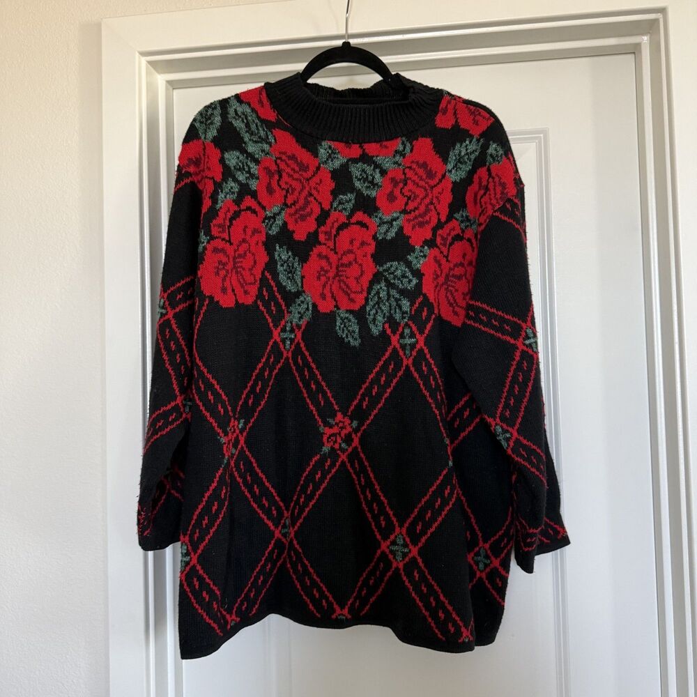 Vintage Ugly Christmas Holiday Sweater Knit sz 2X